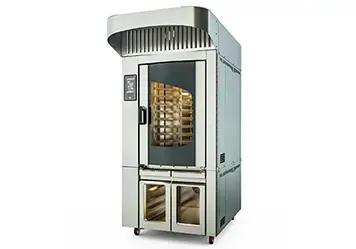 Rotary bakery oven
