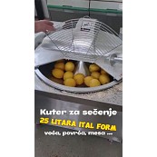 Profesionalni Kuter 25 Litara za meso, voće i povrće - Ital Form 2