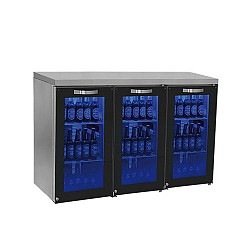 Modular bar fridge with three doors 138x50 - GM