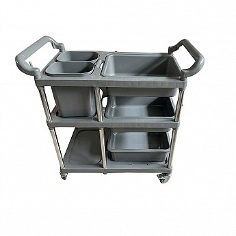 Servisna kolica plastična 890x470x850mm 1