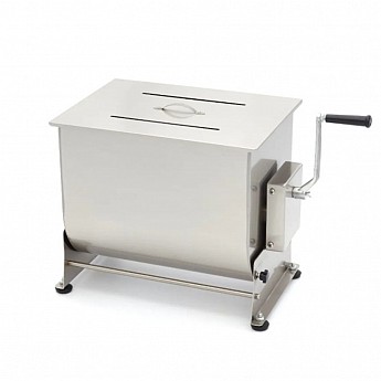 Manuelna mešalica za meso sa nagibnom posudom 50 litara