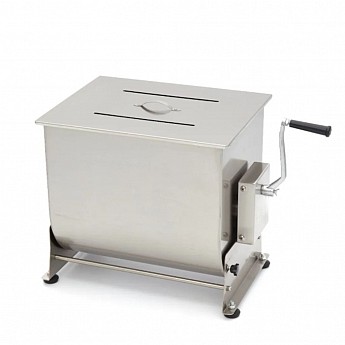 Manuelna mešalica za meso sa nagibnom posudom 60 litara