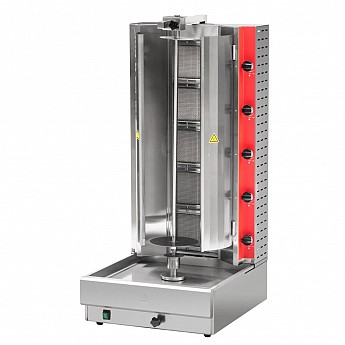 Gas Gyros Machine with 5 Burners