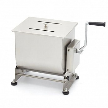 Manuelna mešalica za meso sa nagibnom posudom- 20 litara
