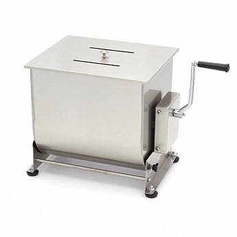 Manuelna mešalica za meso sa nagibnom posudom 40 litara