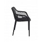 Plastic chair Queen black 4