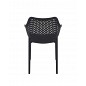 Plastic chair Queen black 5